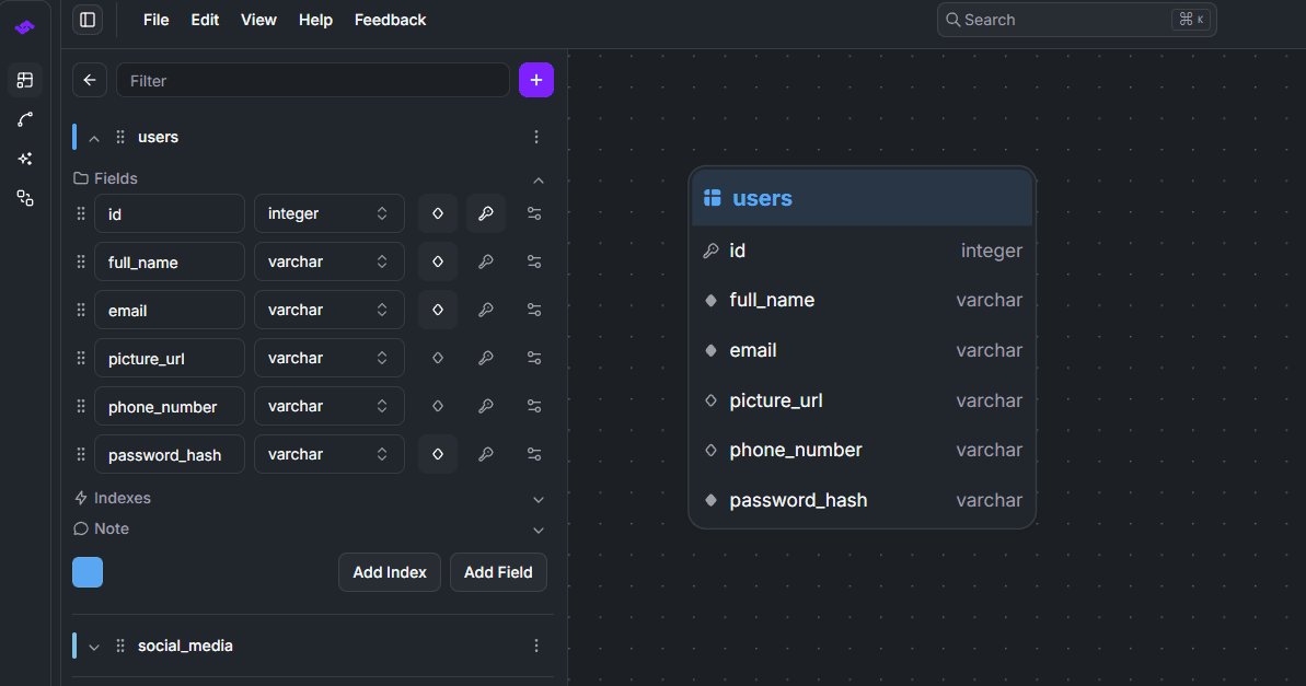 StackRender PostgreSQL Type (ENUMs)